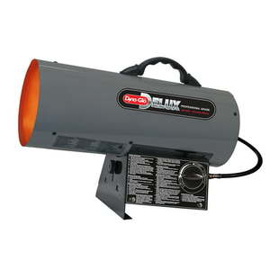lot 2384 image: Dyna-Glo 30 000 - 60 000 BTU Delux Propane (LP) IndoorOutdoor Forced Air Heater