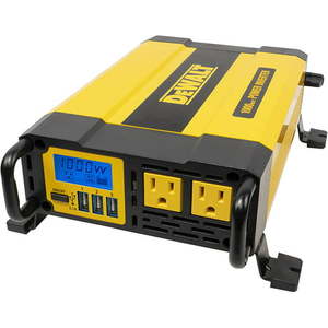 lot 2402 image: DEWALT DXAEPI1000 1000-Watt Portable Car Power Inverter with Triple USB Ports