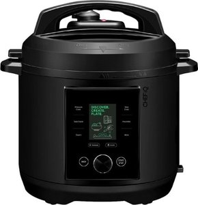 lot 6559 image: CHEF iQ - 6qt Multi-Function Smart Pressure Cooker W Built-in Scale & Auto Steam Release - Black