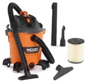 lot 6570 image: RIDGID 12 Gal 5.0-Peak HP NXT WetDry Shop Vacuum wFilter, Hose & Accessories