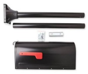 lot 6572 image: MAILBOX & POST BLK (Pack of 1)