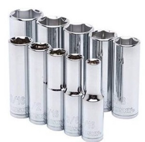 lot 6576 image: Husky 38 in. Drive Deep SAE Socket Set (10-Piece)