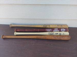 lot 6015 image: 4 Louisville Slugger baseball bats