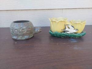 lot 6028 image: 2 McCoy planters