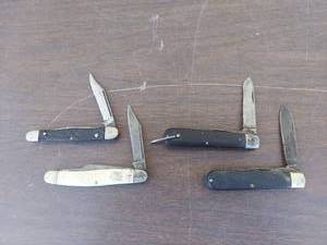 lot 6036 image: 4 pocket knives - Camillus