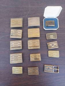 lot 6045 image: Belt Buckles - American Bowling Congress