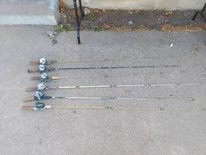 lot 6054 image: 6 Rods and Reels