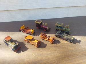 lot 6056 image: Wooden cars and trains
