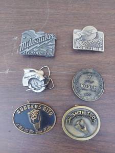 lot 6130 image: 6 Belt Buckles