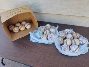 lot 6143 image: Baseballs - lots of signatures