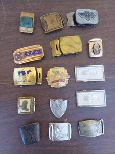 lot 6167 image: Belt buckles