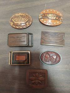 lot 6192 image: 7 belt buckles