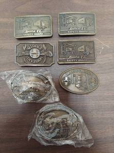 lot 6211 image: 7 belt buckles