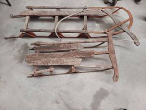 lot 6219 image: 2 Sleds - Missing Some Wood