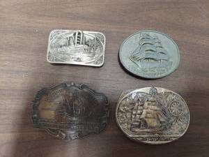 lot 6234 image: 4 belt buckles