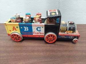 lot 6238 image: Toyland express tin toy