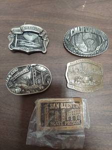 lot 6239 image: 5 belt buckles