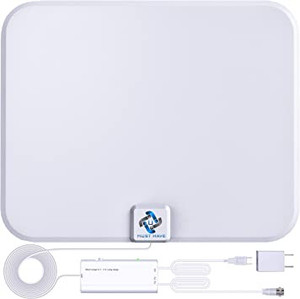 lot 6661 image: Amplified HDTV TV antenna long range 1080P signal booster works with Fire Stick
