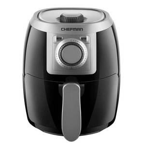 lot 6689 image: Chefman TurboFry Air Fryer with Adjustable Temp Control Black 2-Quart