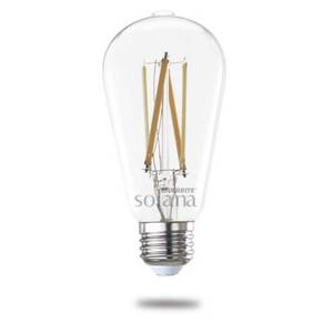 lot 6708 image: Bulbrite Solana 60 Watt Equivalent ST18 Smart WIFI Connected 90CRI LED Edison Filament Light Bulb Phone App customized lighting