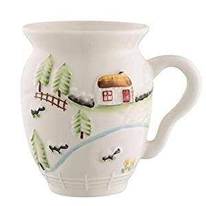 lot 6720 image: Belleek Fine China Connemara Mug, Porcelain, 13.2oz (B08KDTM85G)
