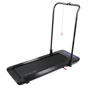 lot 6723 image: FitNation by Echelon Slimline Pro Walker portable folding treadmill with FitPass app Purple