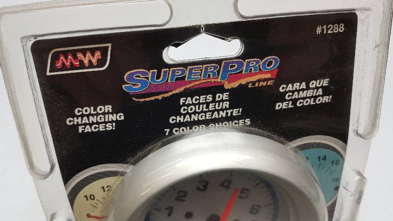 Super Pro #1288 Tachometer 0-8000 RPM 7 Color Spectrum 3 & 1/2