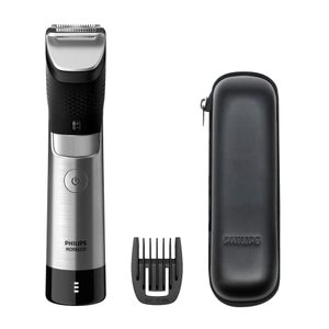 lot 16804 image: Norelco Philips Series 9000, Ultimate Precision Beard and Hair Trimmer with Beard Sense Technology for an Even Trim, BT981040