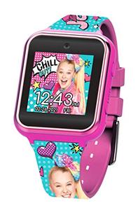 lot 16864 image: Accutime Kids Nickelodeon JoJo Siwa Educational Learning Touchscreen Smart Watch Toy for Girls, Boys, Toddlers - Selfie Cam, Learning Games, Alarm, Calculator, Pedometer & More (Model JOJ4251AZ)