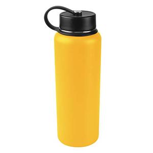 lot 16865 image: Tahoe Trails 40 oz Double Wall Vacuum Insulated Stainless Steel Water Bottle, Mango