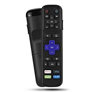 lot 16876 image: SofaBatn R2 Universal IR Remote Replacement for Roku Streaming Player with 13 Extra Learning Buttons to Control TV Soundbar All in One (for Roku 1 2 3 4 Premier Express Ultra, NOT for Roku Stick)