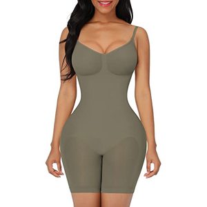 lot 16878 image: FeelinGirl Shapewear for Women Tummy Control Body Shaper for Women Butt Lifting Shapewear Waist Trainer Green XS-S