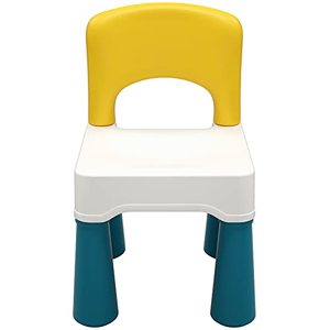 lot 16903 image: burgkidz Plastic Kids Chair, Durable and Lightweight, 9.3 Height Seat, Indoor or Outdoor Use for Ages 2 and Up (Macaron)