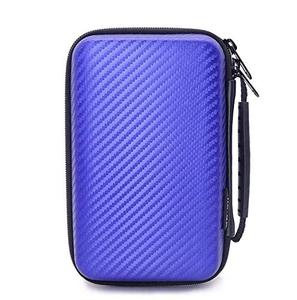 lot 16918 image: Hard Shell Diabetic Supplies Travel Case Diabetes Testing Kit Organizer Bag for Blood Sugar Test Strips, Glucose Meter, Lancets, Lancing Device, Medication, Pills, Insulin Syringes,Pens Needles (Blue)