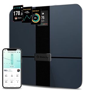 lot 16935 image: Etekcity Smart WiFi Scale for Body Weight and Fat, FSA HSA Eligible Digital Bathroom Weighing Machine for Body Composition, Bluetooth Weight Loss Management Guide App, 400lb