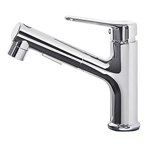 lot 16947 image: WFRX Pull Out Bathroom Faucet, Bathroom Sink Faucets with Pull Out Sprayer, Multi-Function Bathroom Faucets.