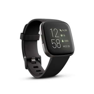 lot 16952 image: Fitbit FB507BKBK-FRCJK Versa 2 Health & Fitness Smartwatch with Heart Rate - BlackCarbon