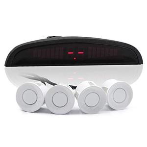 lot 16958 image: 4 Parking Car Parking Sensor Kit LED Display View Reverse Backup Radar System Backup Sensor Reversing Sensors Universal Auto Radar Detector Sensors Radar Buzzer Beep-Beep Alarm Indicator