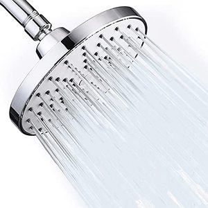 lot 16975 image: Rain Showerhead, High Pressure Shower Heads 6.1 Inch Powerful Spray Adjustable Angle for Awesome Shower Experience, Easy Replacement Aisoso