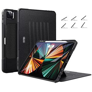 lot 16977 image: ZtotopCases for New iPad Pro 12.9 Inch Case 20212022 5th6th Generation, 6 Magnetic Stand  Pencil Holder  Auto WakeSleep Full Body Protective Cover Case for iPad Pro 12.9 5th6th Gen, Black