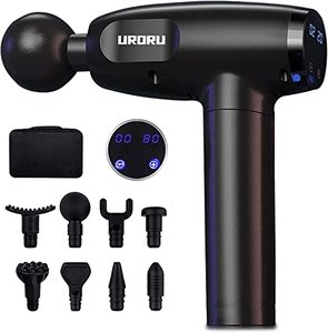 lot 16986 image: URORU Massage Gun Deep Tissue Massager Back Massager for Athletes Portable Body Muscle Massager Professional Lightweight andheld Deep Tissue Massager