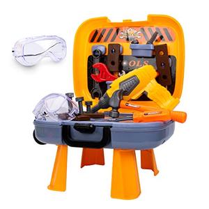 lot 16999 image: UNIH Toddler Tool Set for Age 2-4 Kids Learning Tools Bench for Toddlers Boys Toys 2 Year Old Gift