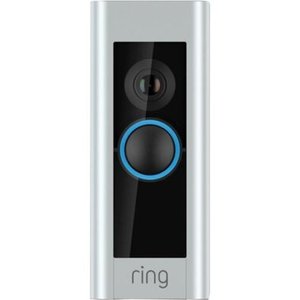lot 2112 image: Ring - Video Doorbell Pro Smart Wi-Fi - Wired - Satin Nickel