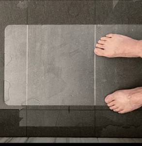 lot 2158 image: Kahuna Grip 14 x 27 No Slip Anti-Fungal Bath Mat, White in Color, NEW
