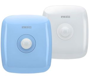 lot 2176 image: HoMedics TotalClean Set of 2 Wall Outlet UVC Air Purifiers, TaupeWhite in Color, NEW