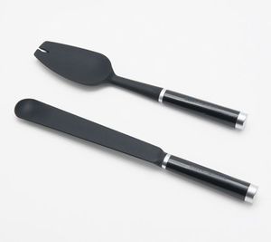 lot 2192 image: KitchenAid 2-Piece Classic Silicone Specialty Spatula Set, RED in Color, NEW