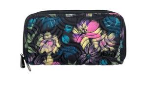 lot 2213 image: Lug Accordion Wallet with RFID Splits XL Bloom Black