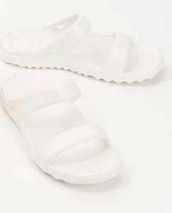 lot 2229 image: Spenco Orthotic Slide Sandals - Fusion Slim size 10