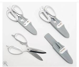lot 2238 image: Sabatier S3 10-in-1 Multi-Purpose Shears with Sheath