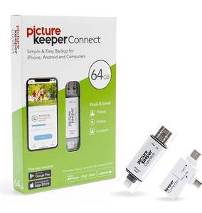 lot 2252 image: Picture Keeper Connect 64GB Portable Flash USB Backup and Storage Device Drive for Mobile Phones Tablets and Computers Retails $128